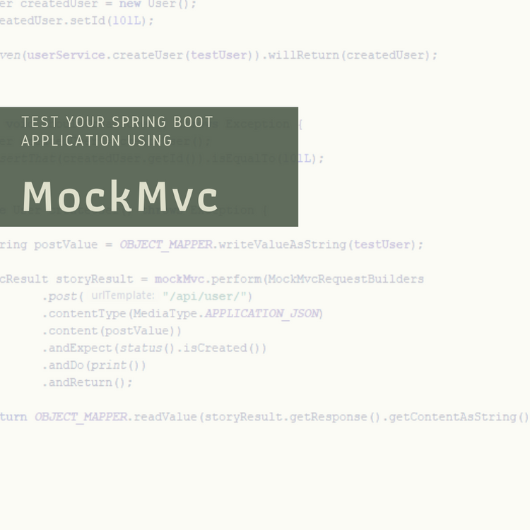 Use MockMvc to test Spring Boot applications